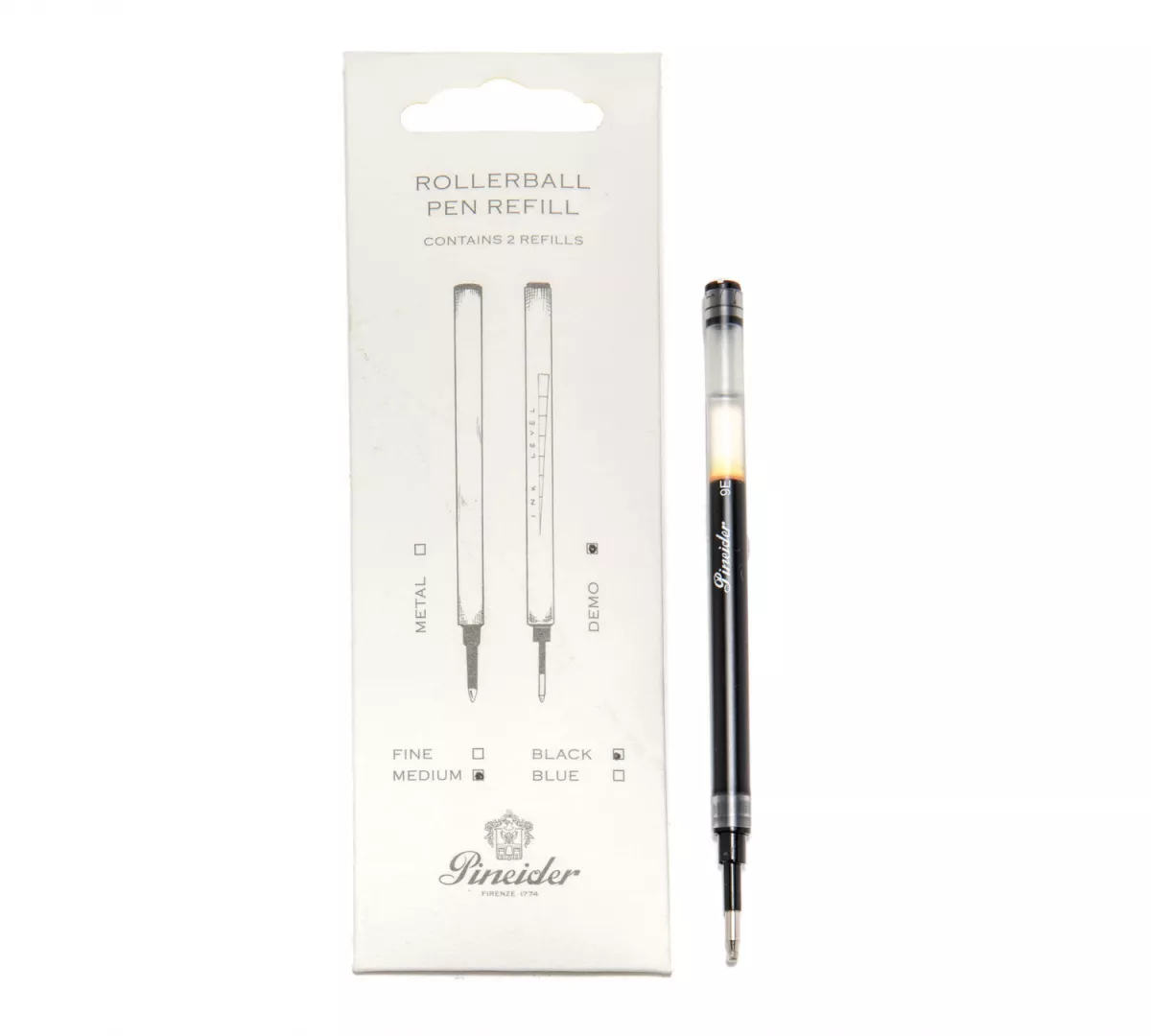 Parker Jotter Penna a Sfera | Dettagli Cromati | Confezione Regalo | Bond Street Black Quinkflow Ricarica per Penna a Sfera | Punta Media | Confezione da 2 Pezzi | Nero