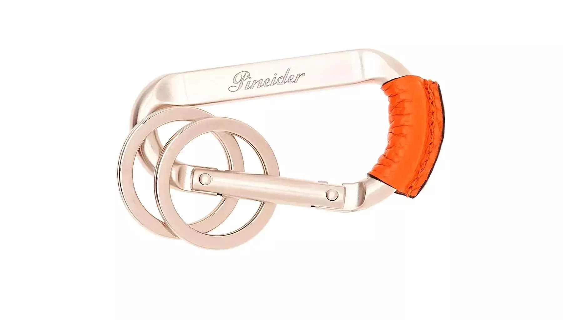 Grained Collection Key Holder with Carabiner