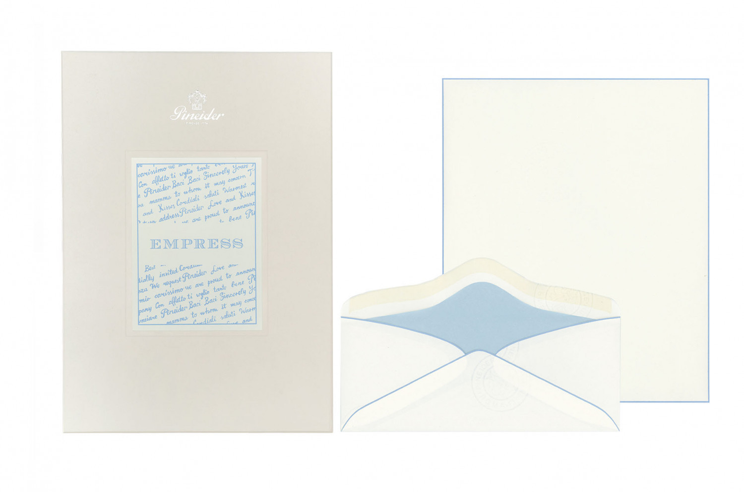 Stationery Paper Boxes: cards, papers and envelopes | Pineider 1774