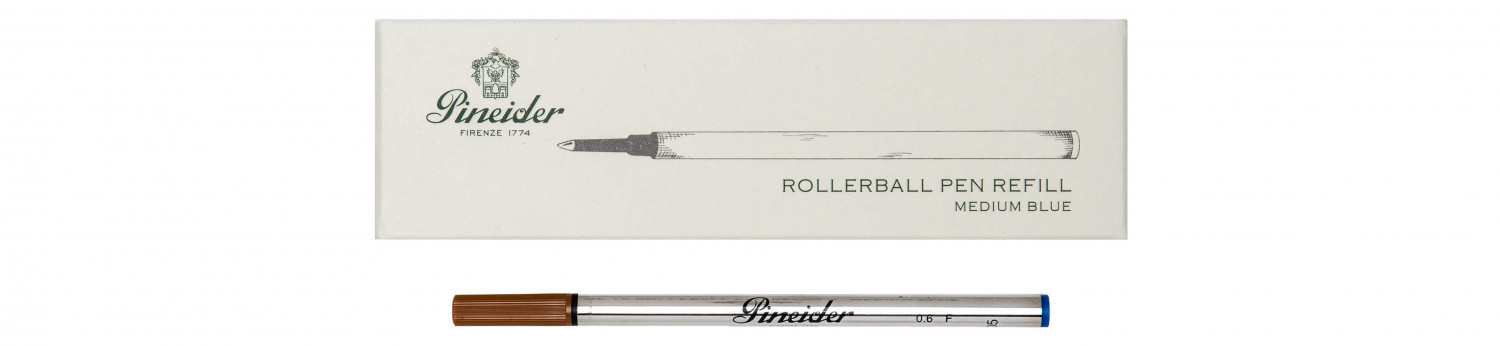 Rollerball refill blue- Medium Nib