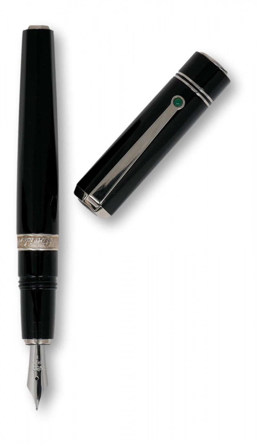 Fountain pen, collection 1949, with silver details and Pineider logo