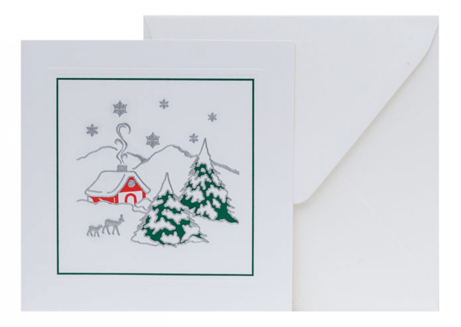 Christmas Box mix cards and envelopes