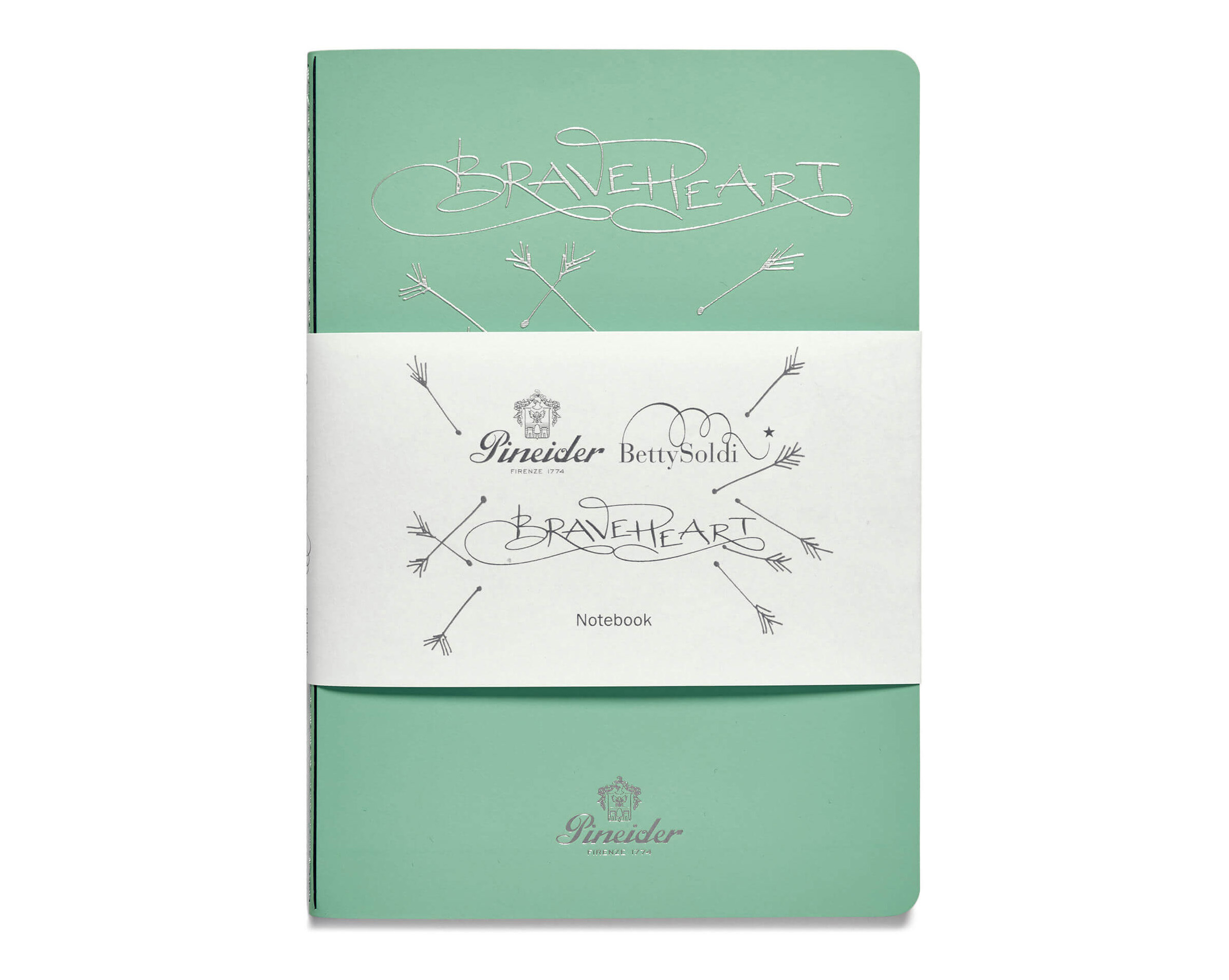 Braveheart Notebook by Betty Soldi - The courage to say