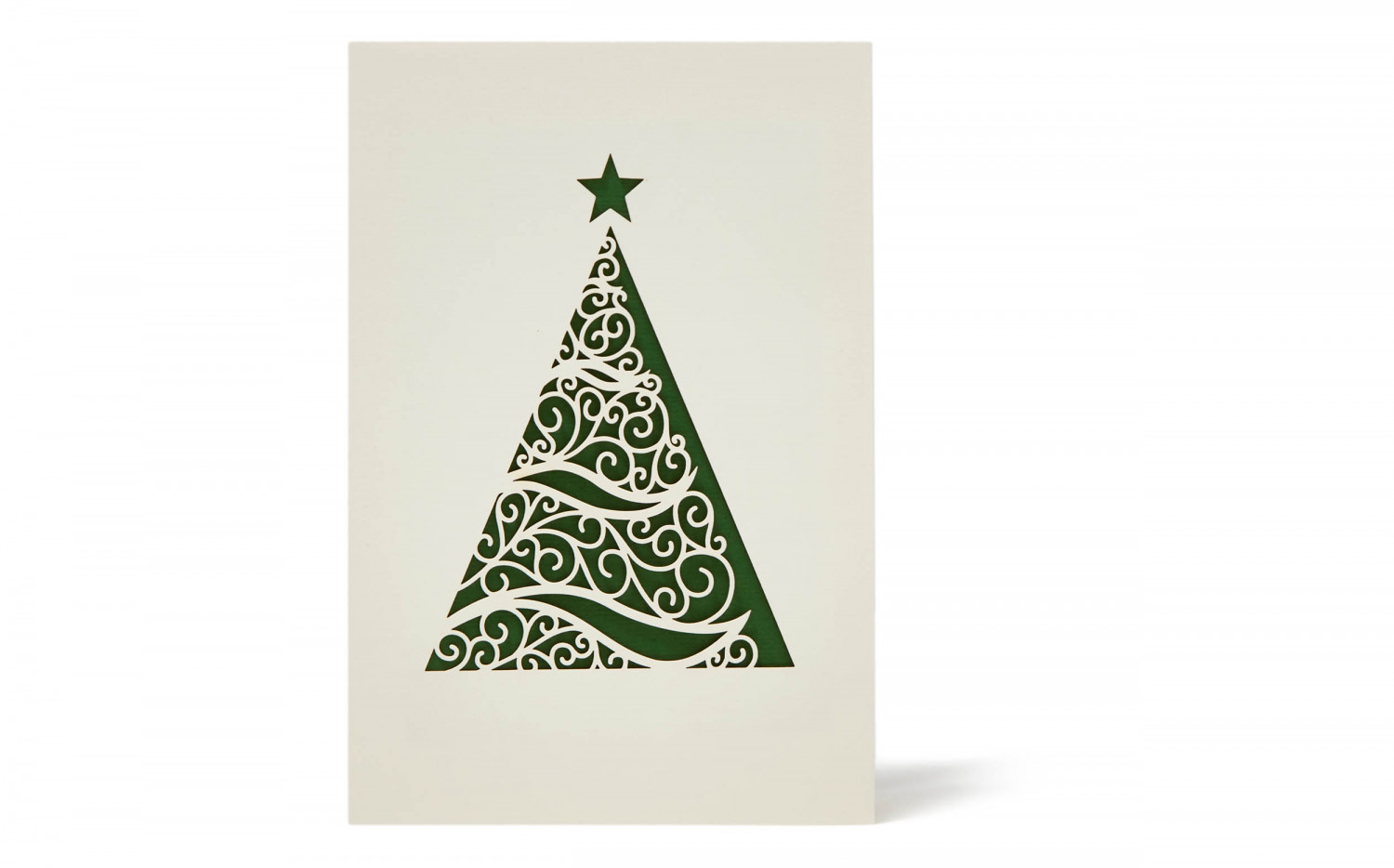 Red Tree Christmas Card