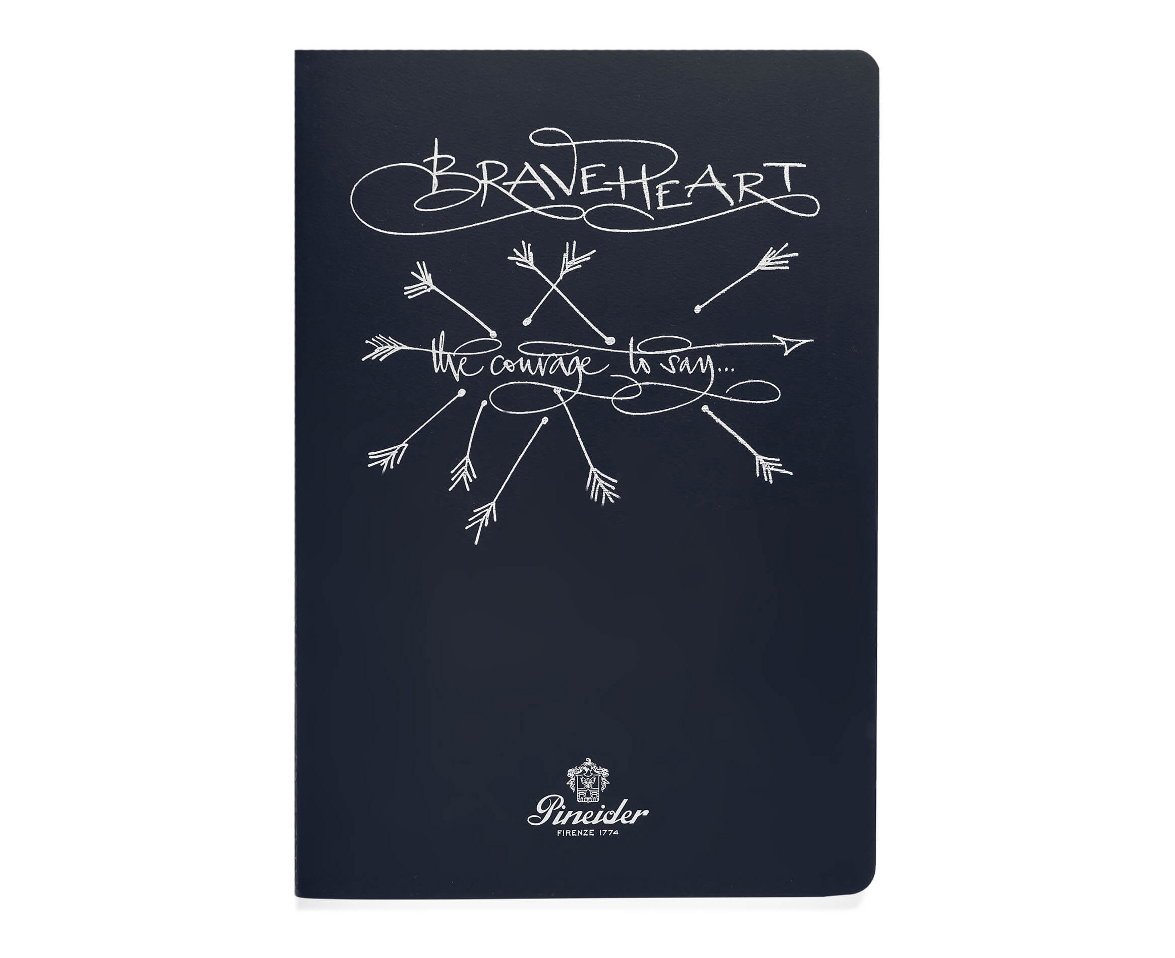 Braveheart Notebook by Betty Soldi - The courage to say