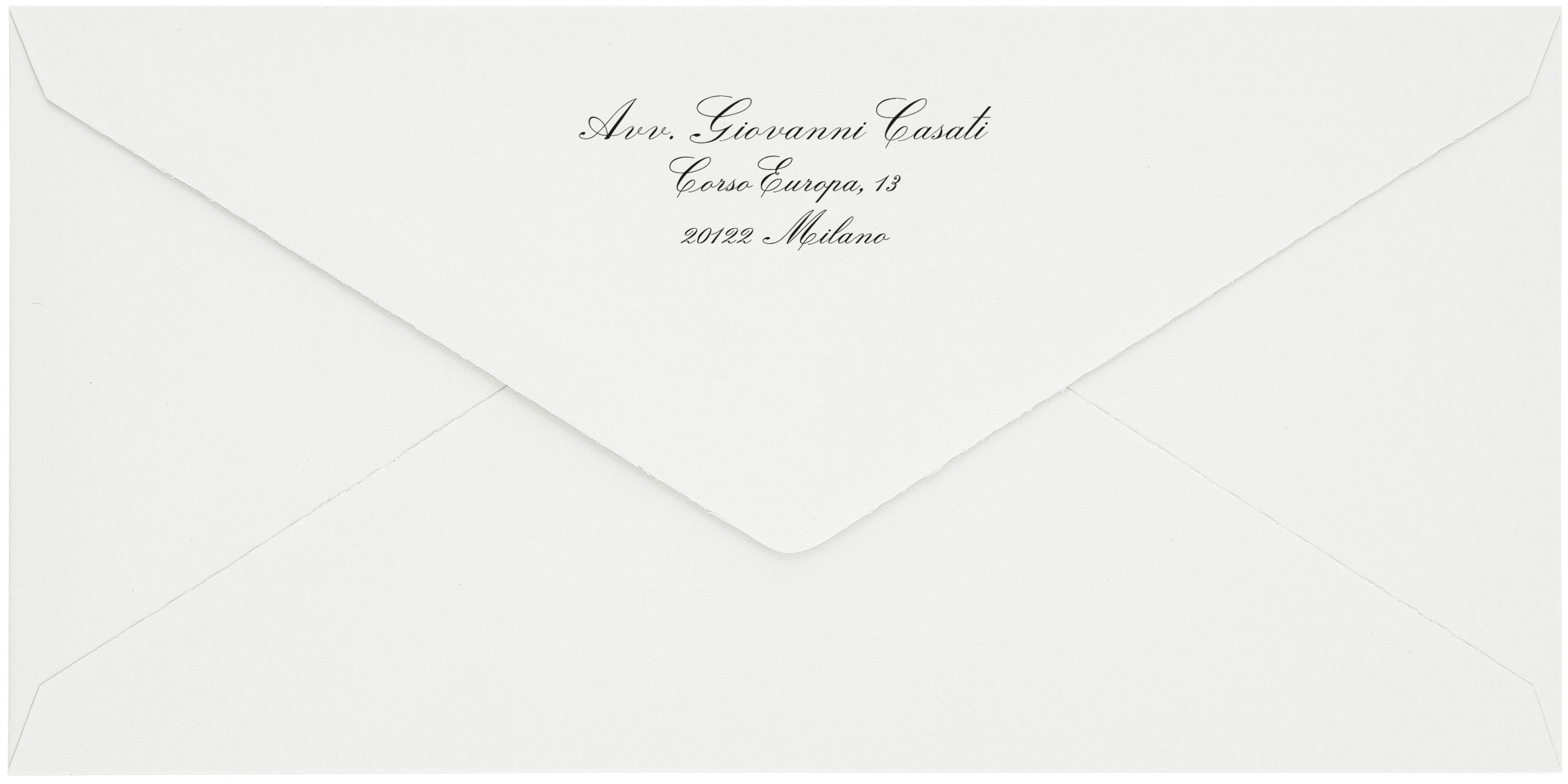 Vaticano Envelope Back Address