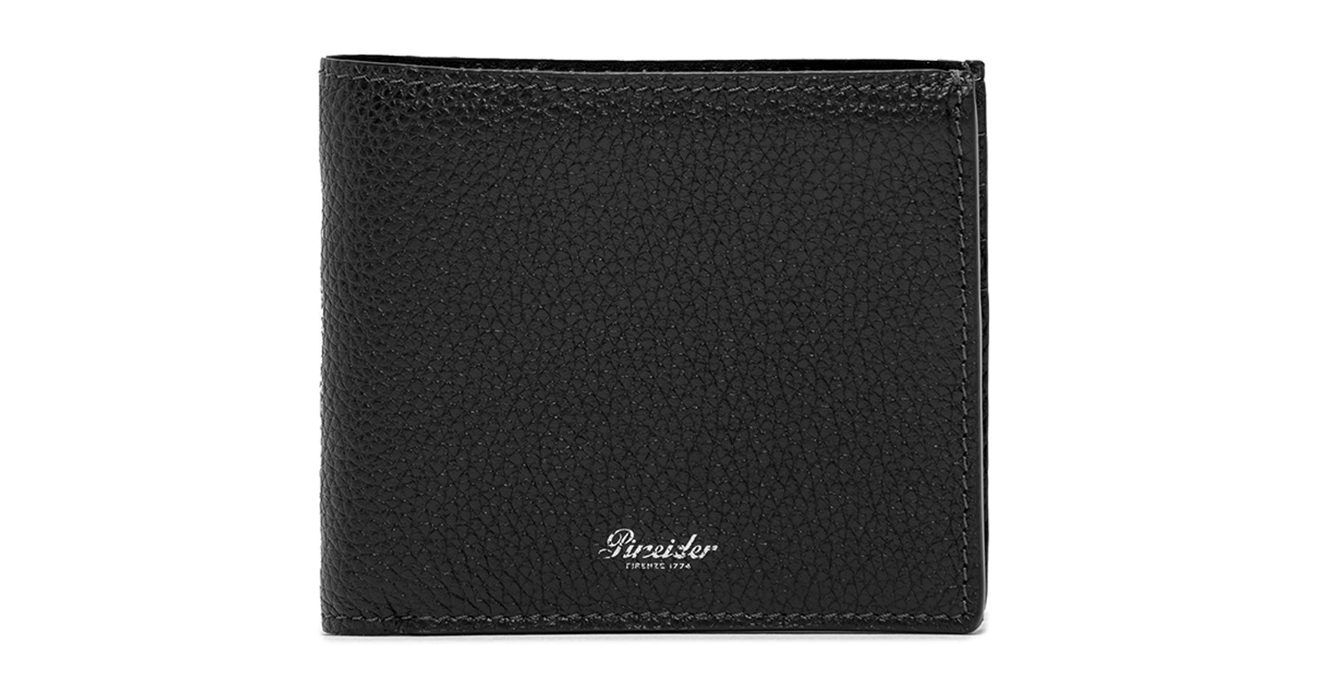 Grained Collection Wallet with 8 credit card slots