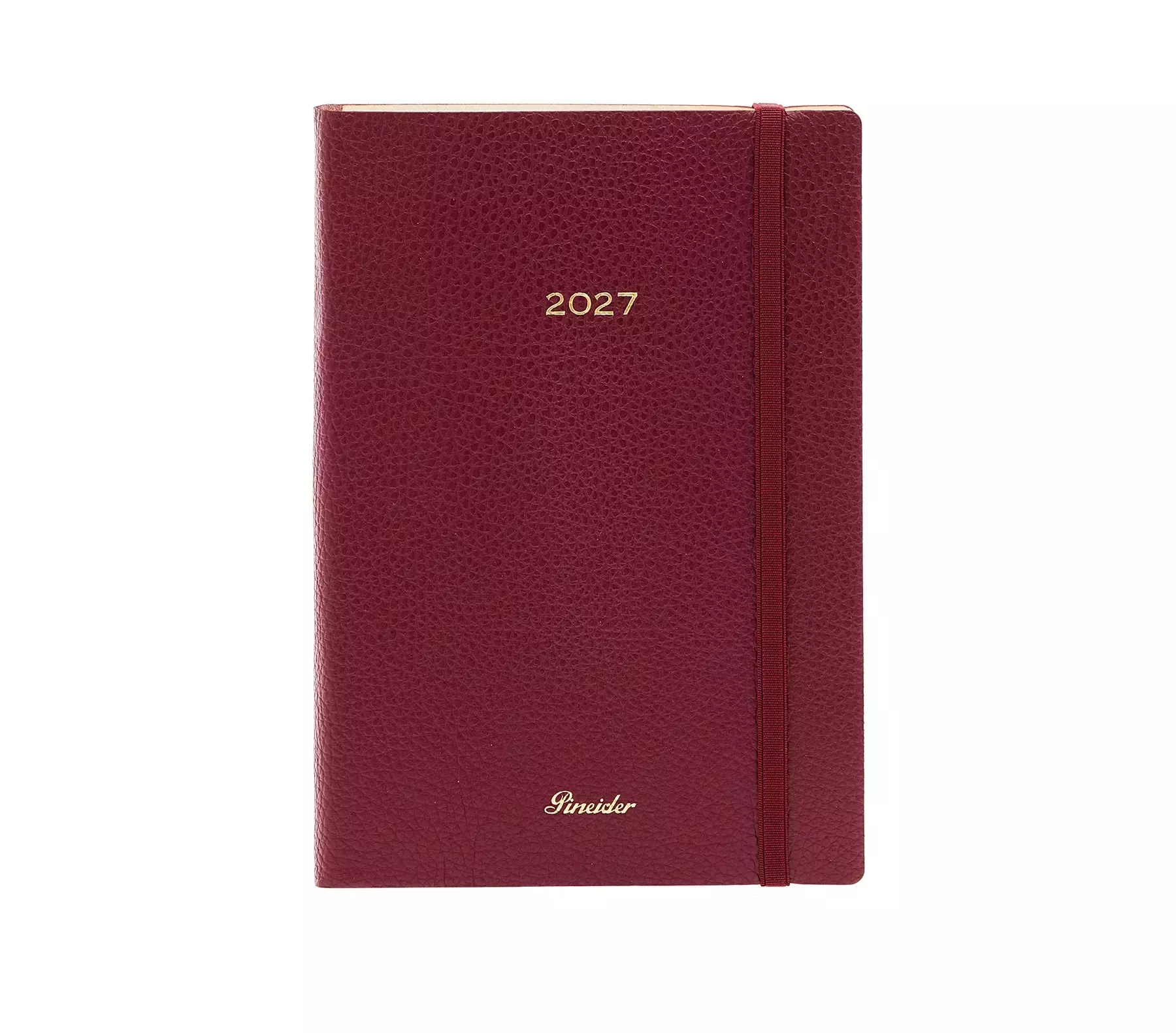 Pop 14,5x21 Daily Diary 2027 - Pineider Leather Agenda