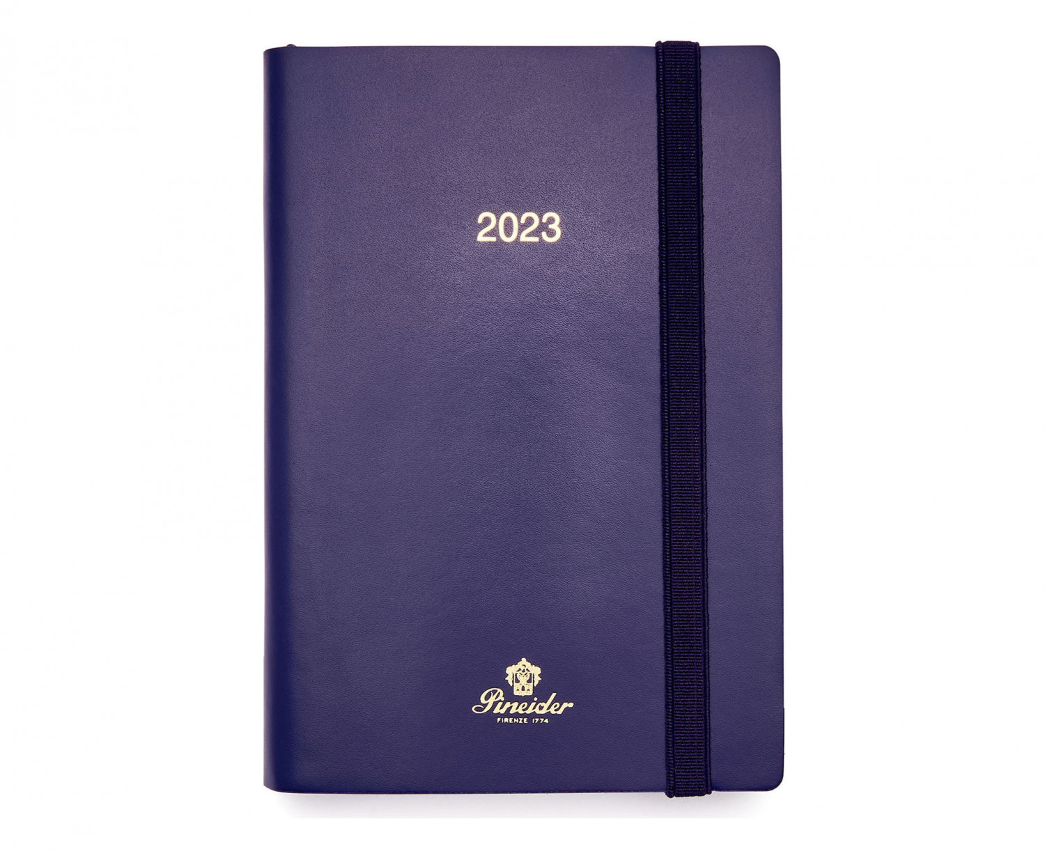 Daily Diary Leather Cover 2023 with band