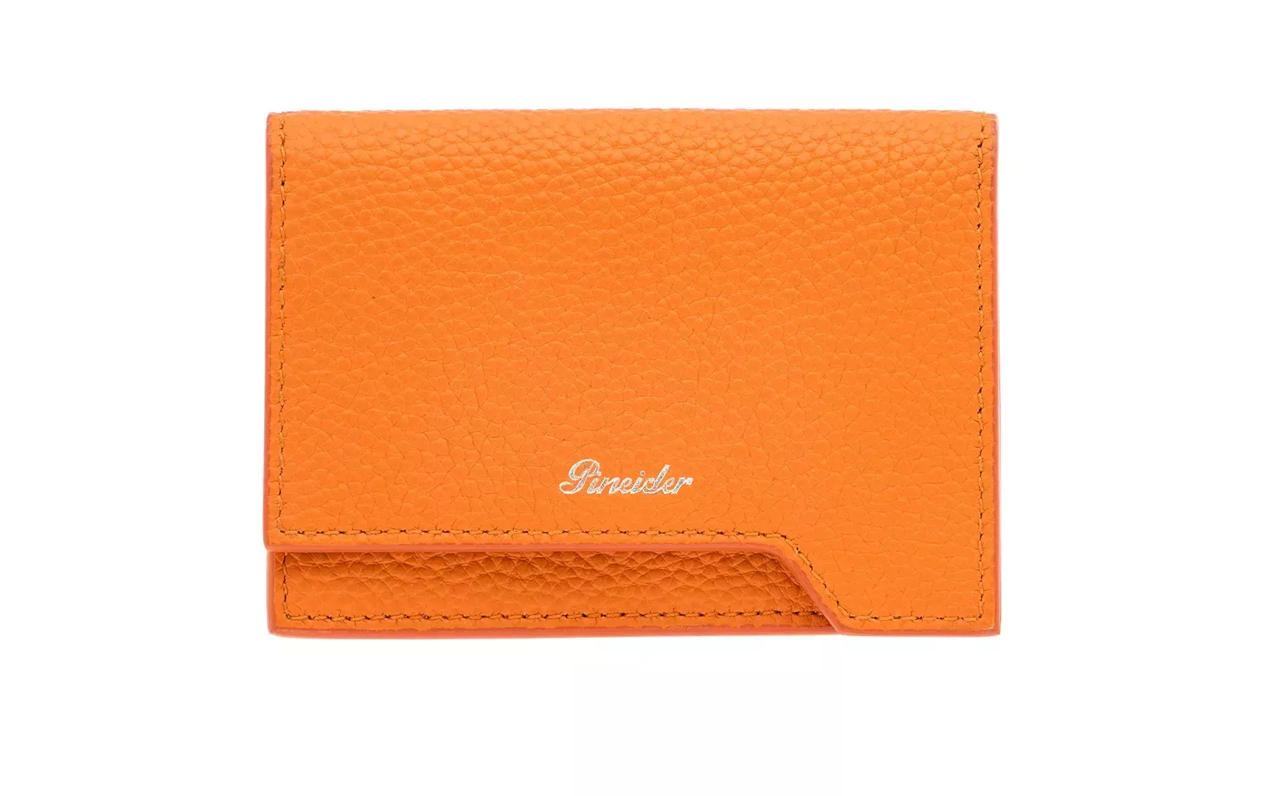 Pineider Folded Card Holder Collezione Orma in Pelle Oltrarno