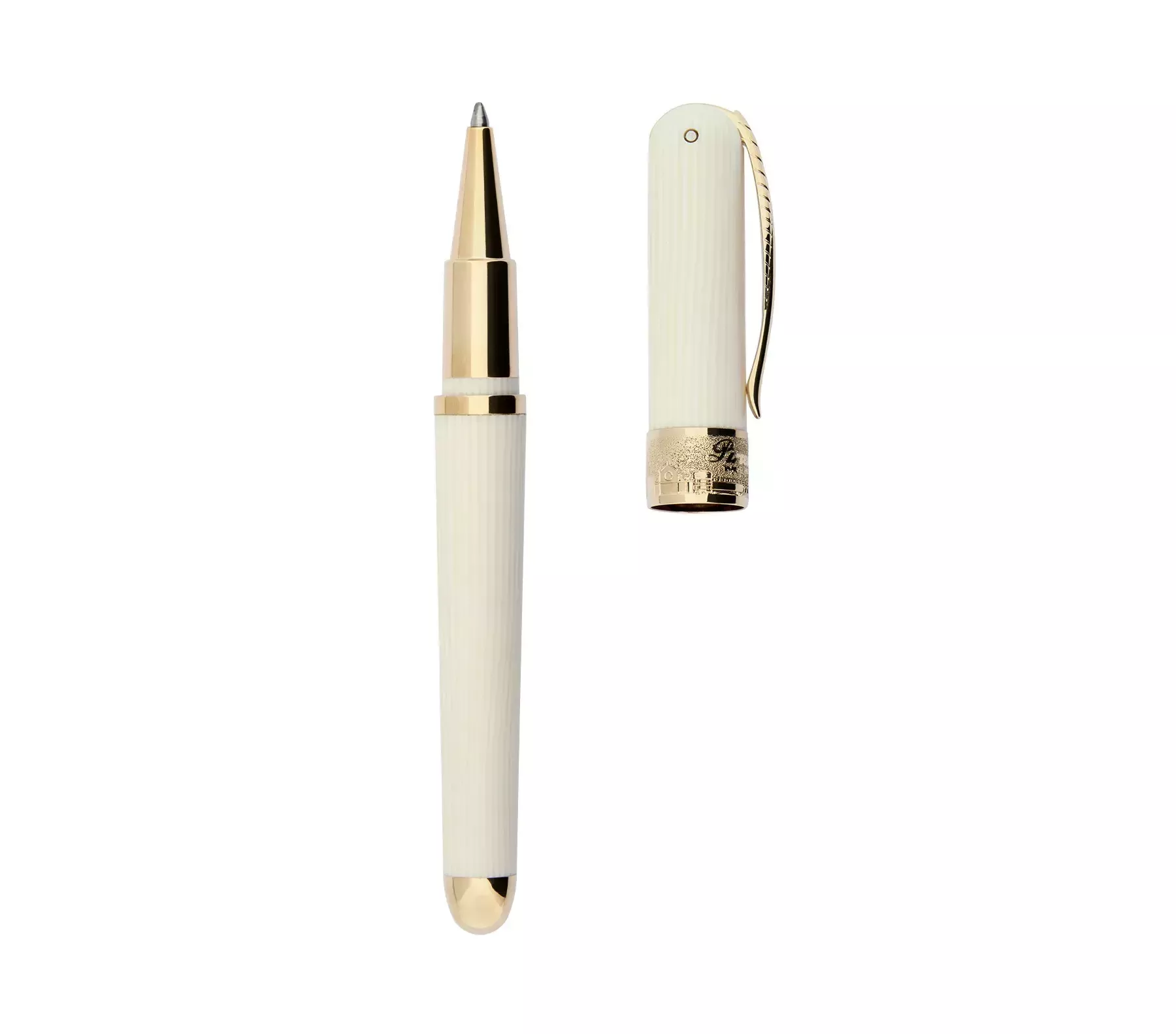 Alba Mini Rollerball with Gold Trims