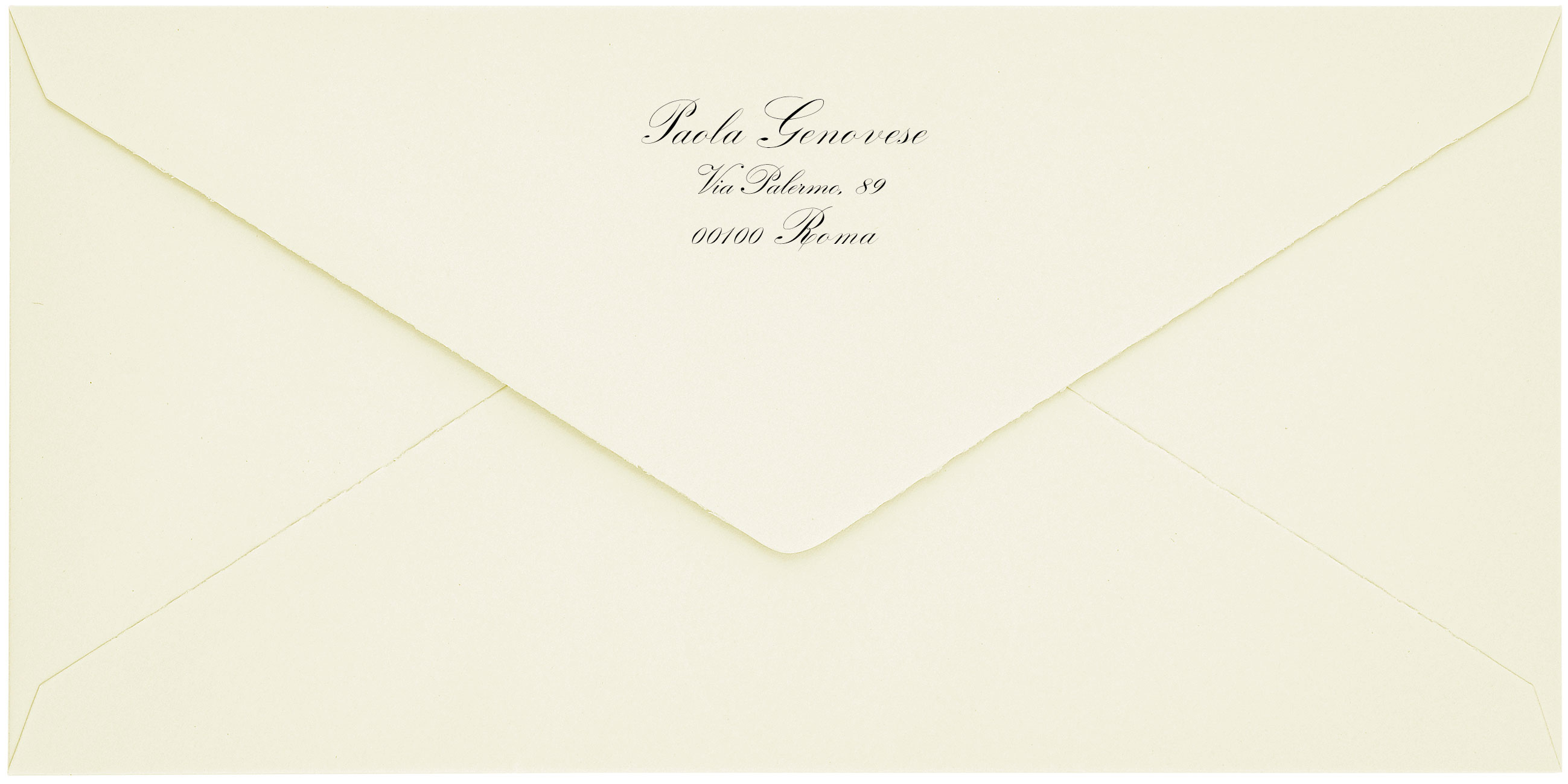 Milano Address Back Envelope