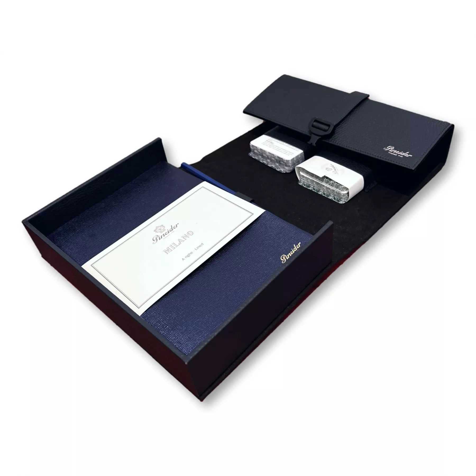 Pineider Business Card Holder - Blue